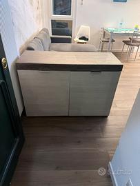 Madia moderna bicolore 120 cm – Come nuova