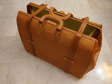 borsa / baule in pelle vintage 