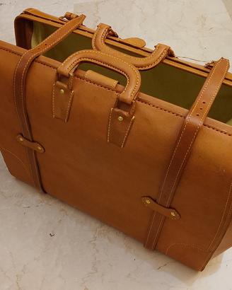 borsa / baule in pelle vintage 