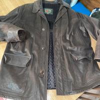 giacca uomo vera pelle di vacca vintage