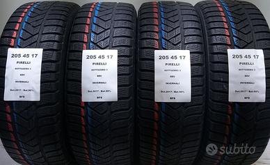 4 GOMME 205 45 17 PIRELLI BF8