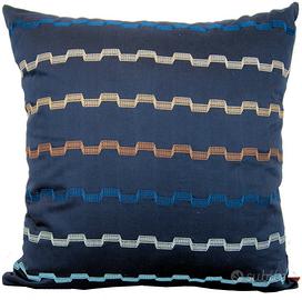 MISSONI 2 FEDERE CUSCINO RASO COTONE RICAMO LORENA