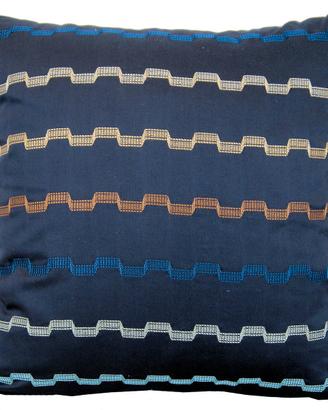 MISSONI 2 FEDERE CUSCINO RASO COTONE RICAMO LORENA