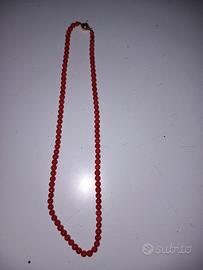 collana di corallo 