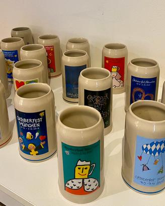 Boccali originali ceramica Oktoberfest