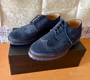 Scarpe uomo in camoscio Clayton NUOVE
