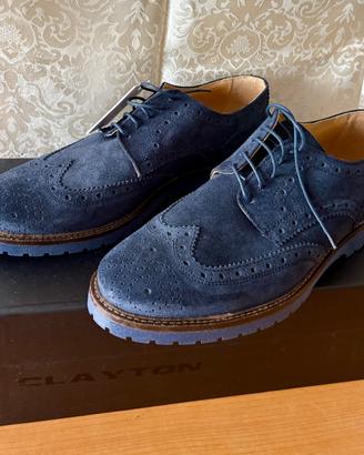 Scarpe uomo in camoscio Clayton NUOVE