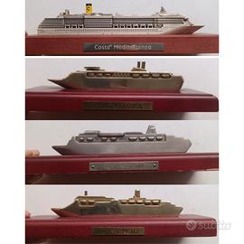 Lotto 4 Modellini Navi Costa Crociere Collezione