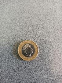 One Pound 2017  Elizabeth II D G REG F D