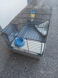 Gabbia per Cavie/Conigli 75 l x 47 p x 43 h cm