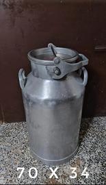 Bidone da latte vintage  in alluminio