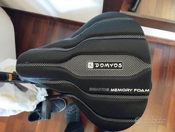 Coprisella per cyclette in memory foam