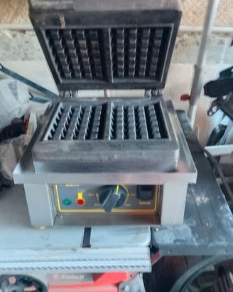Piastra professionale per waffle