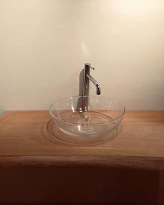 Top in rovere bagno