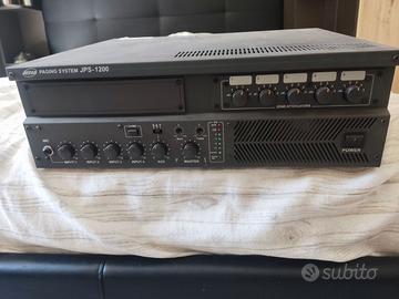 Amplificatore+ mixer + 2 diffusori