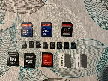 Schede MicroSD di diversi formati