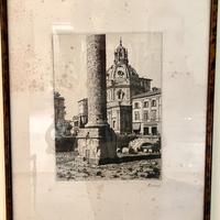 Quadro con disegno di Roma