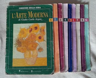 9 Fascicoli "L'Arte Moderna di G.C.Argan"