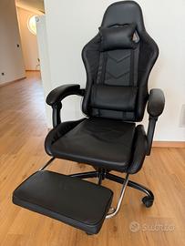 Sedia gaming massaggiante