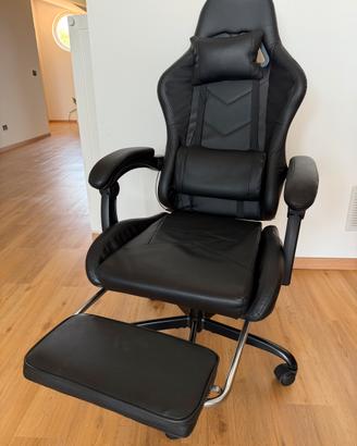 Sedia gaming massaggiante