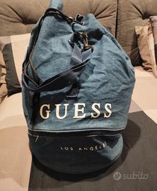 Zaino Sacca Guess Los Angeles Denim Blu