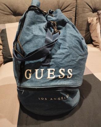 Zaino Sacca Guess Los Angeles Denim Blu