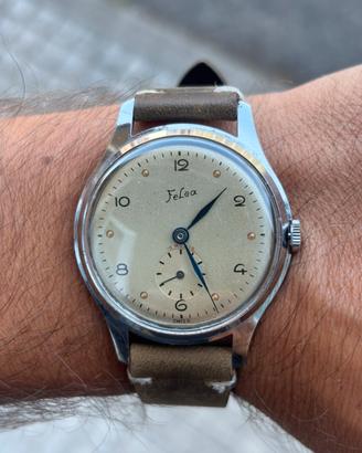 Orologio Felca anni '50 carica manuale 15 rubis