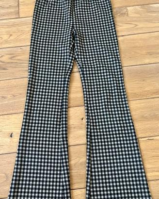Leggins pied de poule marroni