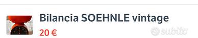 Bilancia Soehnle vintage