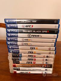 Lotto giochi Ps4 e Ps3