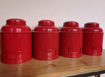 Barattoli in metallo Laccati per tè caffè infusi