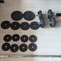 Panca+Pesi+Bilanciere+Manubri