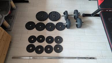 Panca+Pesi+Bilanciere+Manubri