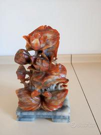 Scultura In Pietra Saponaria Cinese