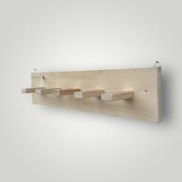 Porta testiere/cavezze da parete in legno