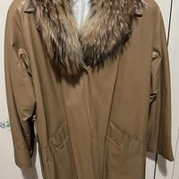 CAPPOTTO LUNGO IN PELLE