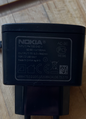Caricabatterie Nokia Originale AC-3E