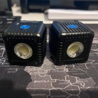 Coppia luci LED cubiche compatte