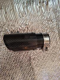terminale con fascetta stile carbonio x 63mm