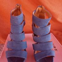 Scarpe  vera pelle in camoscio