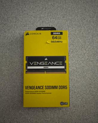 RAM Corsair Vengeance DDR5 SO-DIMM 64GB 5600MHz