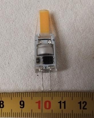 5 LAMPADINE A LED ATTACCO G4  2W  220/240 Vac  