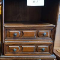 Mobiletto con 2 cassetti,vintage,presenta difetti,