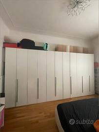 armadio bianco 11 ante