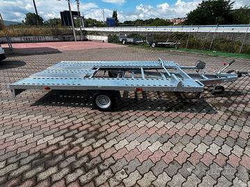 Rimorchio trasporto auto usato cresci PA14