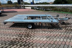 Rimorchio trasporto auto usato cresci PA14