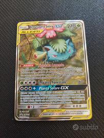 Carta pokemon venusaur e snivy sm229