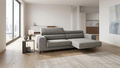 divano in tessuto 3 posti con relax