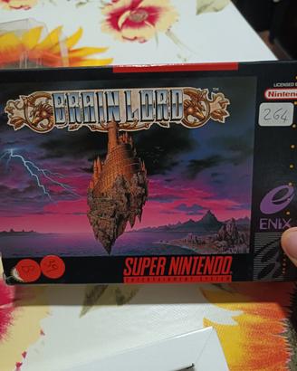 Brain lord Super Nintendo NTSC USA con scatola!