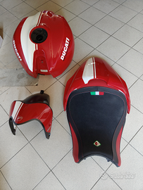 Doppio codone e parafango Monster 1200 S Stripe